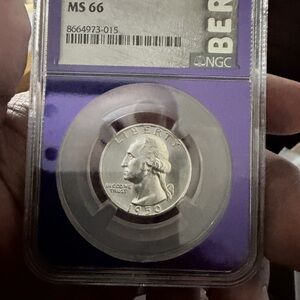 Liberty Silver Coin in NGC Holder